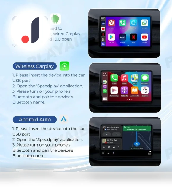 Wireless Android Auto Carplay TV Box — Car Installation Essentials, JOHO - CarGear