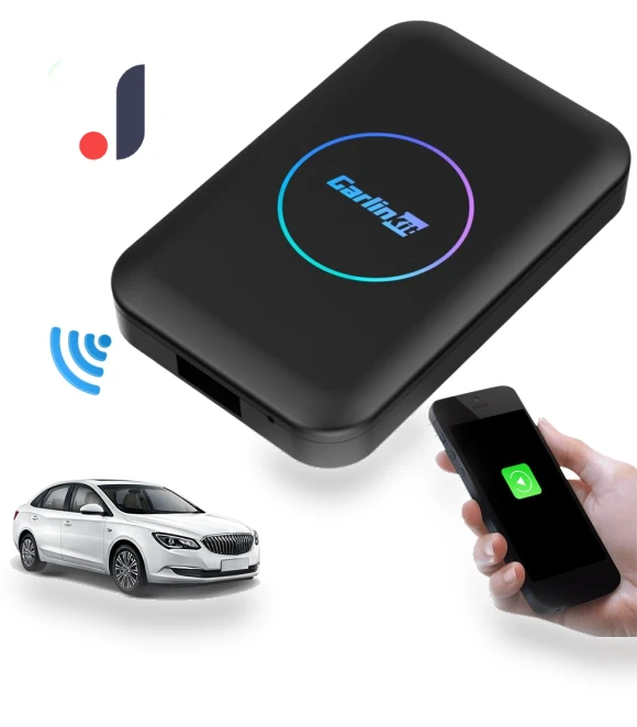 Wireless CarPlay Android Auto AI Box Adapter — Stereo Receivers, Optimized General
