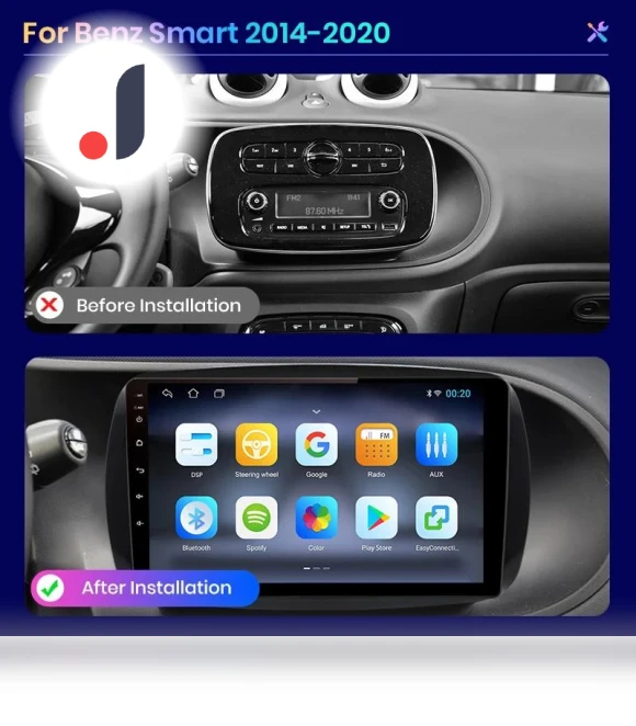 Wireless CarPlay Android Auto DVD Player — Stereo Receivers, JOHO - CarGear