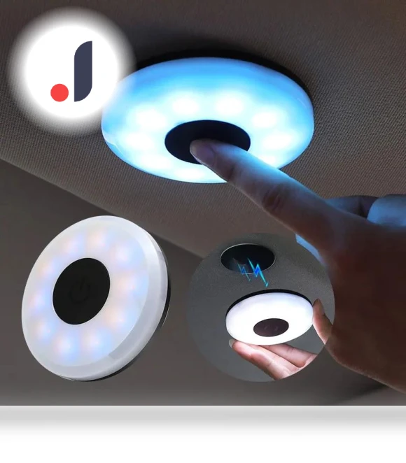 3-Color Car LED Wireless Touch Light Switch — Light Kit, Rustic Elegance House