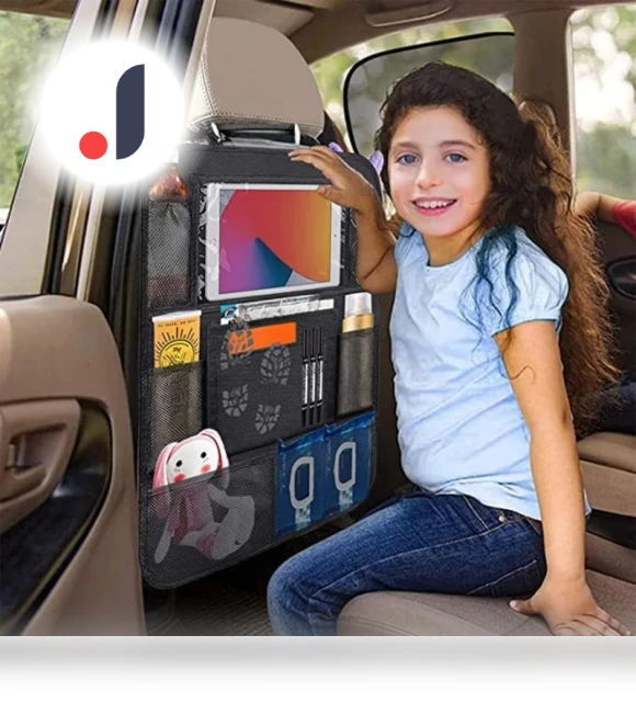 Car Back Seat Organizer with Tablet Holder — Seat Back, Timeless Home