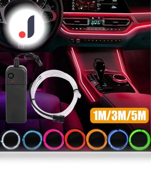 Decorative Car Interior LED Neon Light Strip — Light Kit, Rustic Elegance House