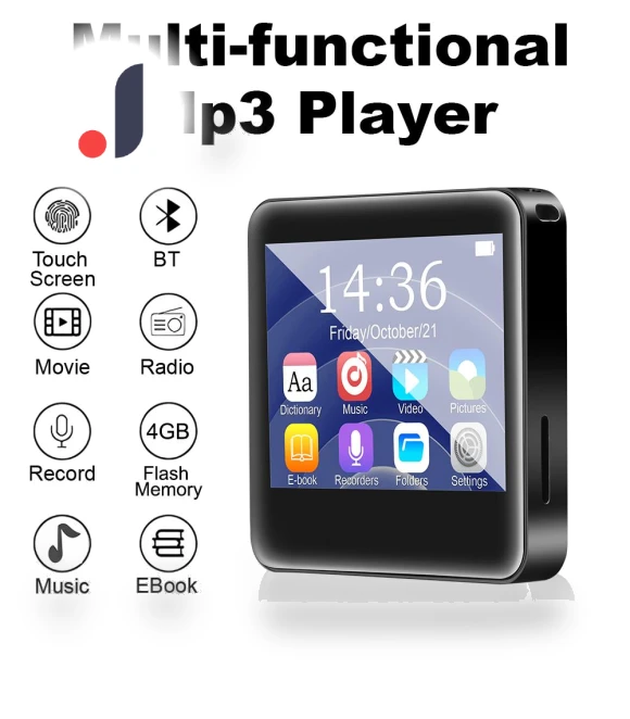 High-Quality Metal Bluetooth MP3 Player — Portable Media Players, Lntelligent Living Hall