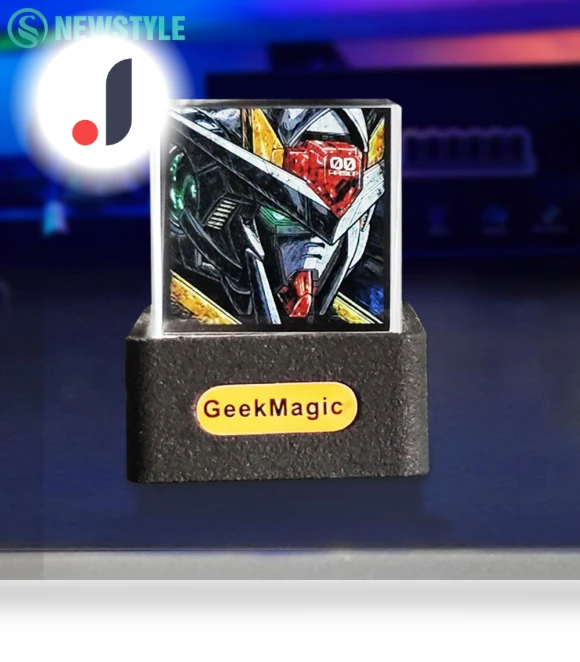 Holographic Digital GIF Photo Crystal Display Mini TV — Clock, Lntelligent Living Hall
