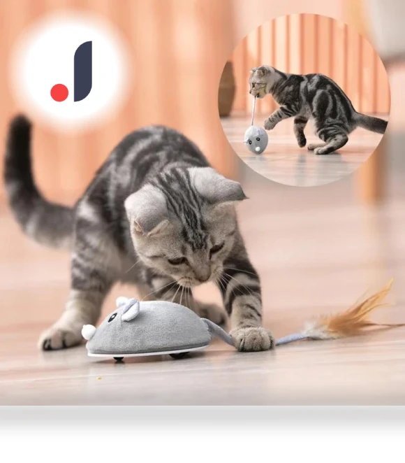 Interactive Smart Mouse Toy for Cats — Cat Playthings, Build My Home