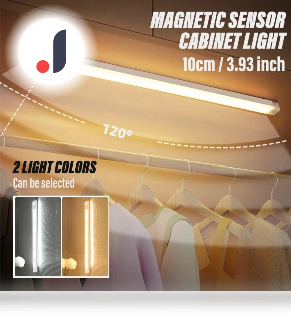 Magnetic Smart Sensor Cabinet Light — Night Lights, Build My Home