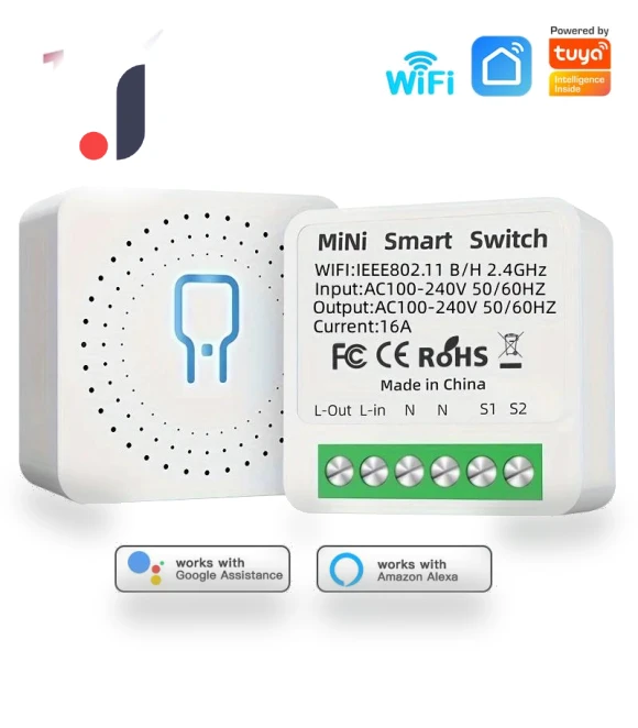 Mini Wi-Fi Smart Switch 2 Way Control — Smart Home Hubs & Controllers, HIMO Group