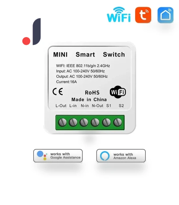 Mini Wifi Smart Switch Breaker 2WAY Control Timer — Smart Home Hubs & Controllers, HIMO Group