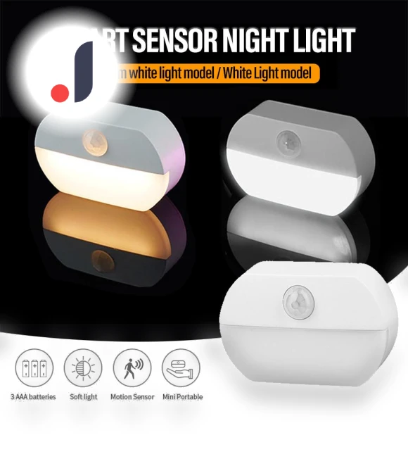 Night Light with Body Sensor — Night Lights, Build My Home