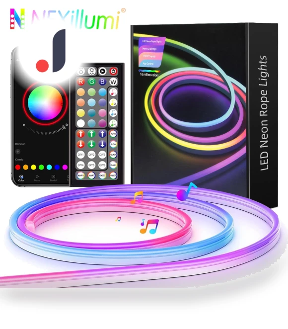 RGB LED Neon Lights — LED Strips, Lntelligent Living Hall