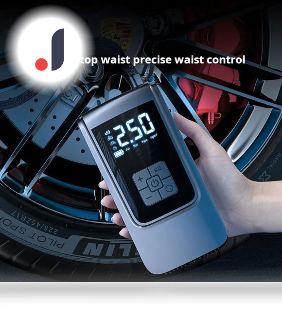 Smart Air Compressor with LED Light — Portable, Timeless Home