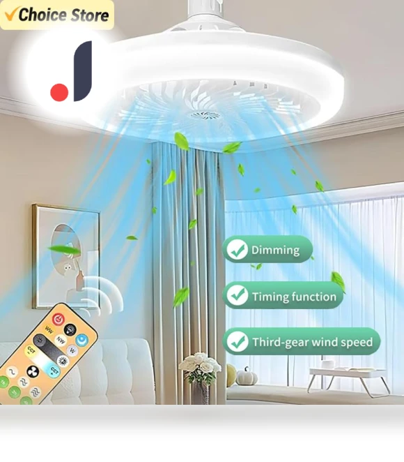 Smart Ceiling Fan 3-in-1 with Remote Control — Ceiling Fan Lighting Solutions, Build My Home
