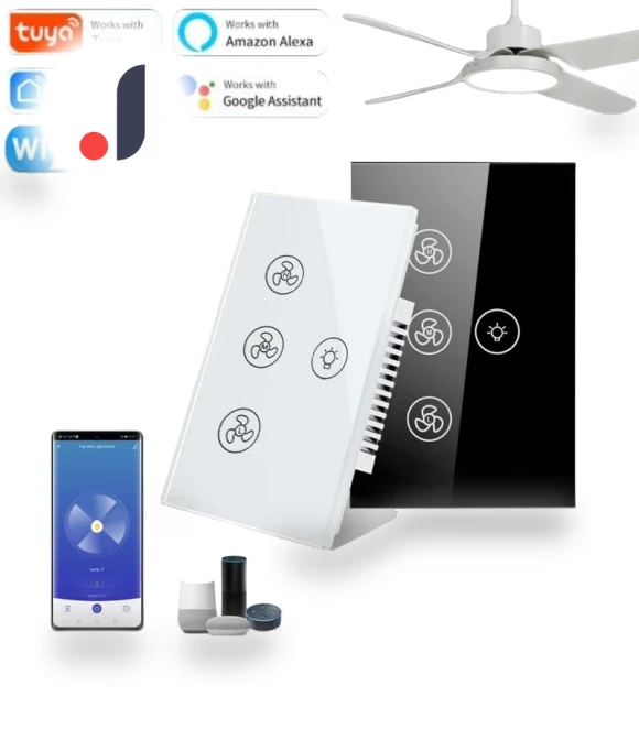 Smart Fan Light Switch — Smart Home Modules, Lntelligent Living Hall
