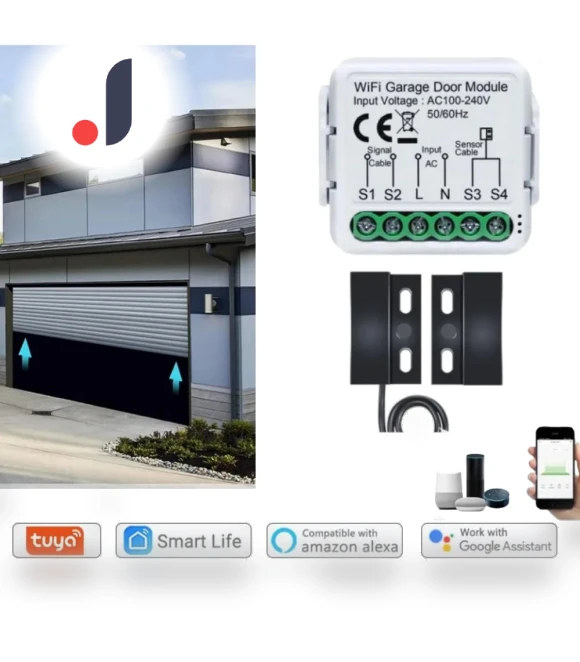 Smart Garage Door Switch Controller — Smart Home Hubs & Controllers, Intelligent Living Hall