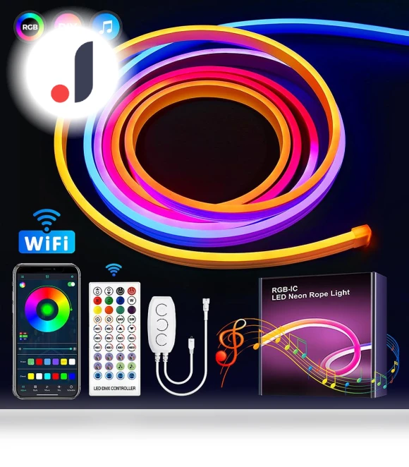 Smart LED Neon Light RGBIC Dreamcolor — LED Strips, Intelligent Living Hall