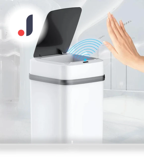 Smart Touchless Trash Can — Kitchen Cans, Happy Home Mall