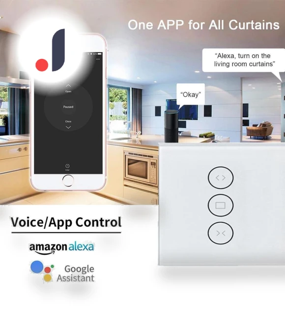 Smart Wi-Fi Curtain — Treatment Sets, Wnzdswn