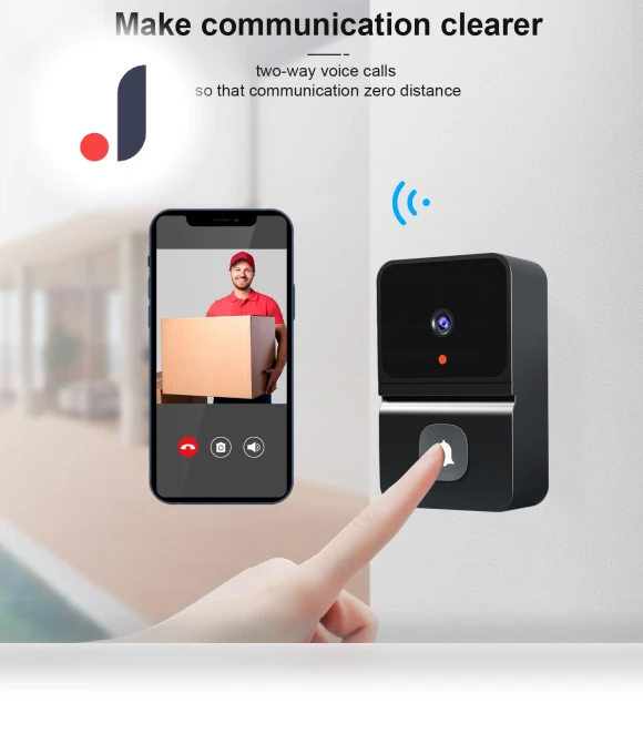 Smart WiFi Doorbell — Smart Home Security, Graffiti