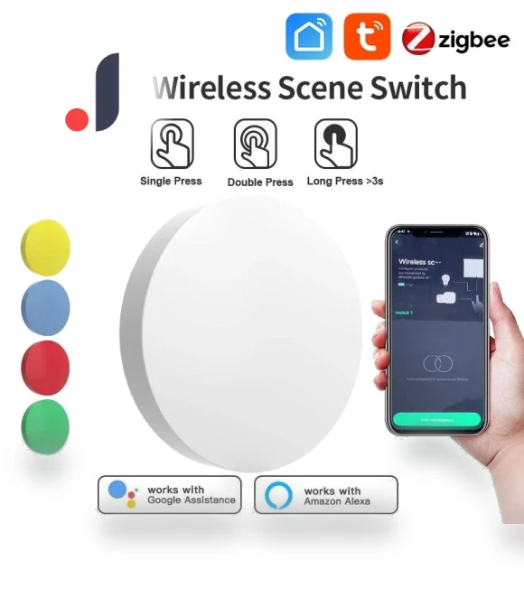 Smart Wireless Scene Switch Button — Remote Controls, HIMO Group