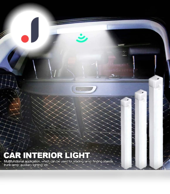 USB Rechargeable Automatic Induction Light Sensor for Car Trunk Floor Hood — Courtesy Lamp, Rustic Elegance House