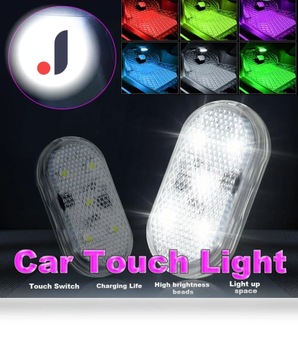 USB Touch Sensor LED Car Interior Light — Light Kit, Timeless Home