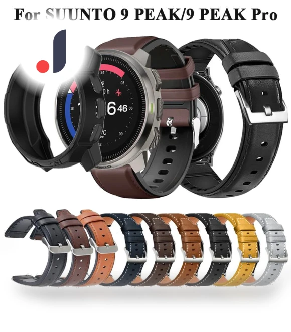 Vintage Leather Silicone Bracelets Smartwatch WatchBand — Wearable Accessories, HOBBIT-3C Accessories
