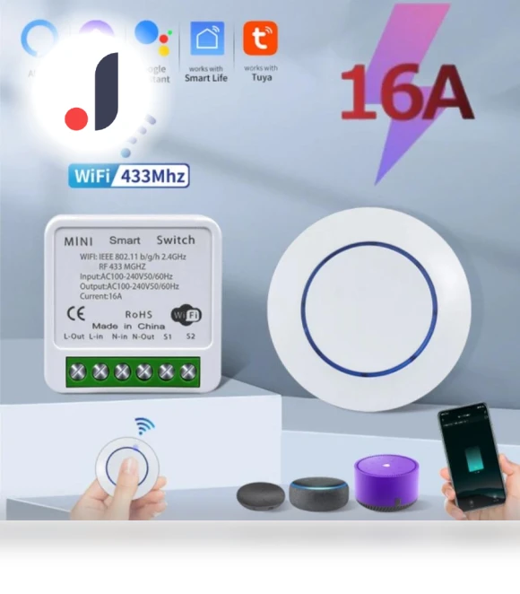 WiFi Smart Switch Modules — Smart Home Modules, Lntelligent Living Hall