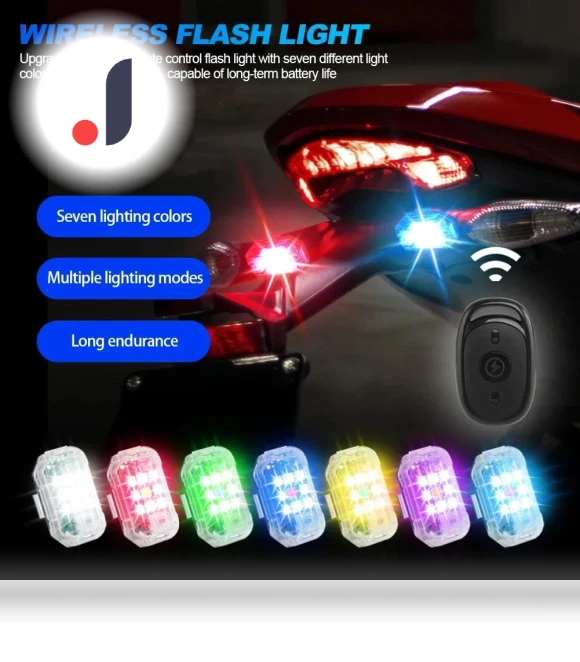 Wireless LED Drone Strobe Light — Vehicle Safety Signals, Rustic Elegance House