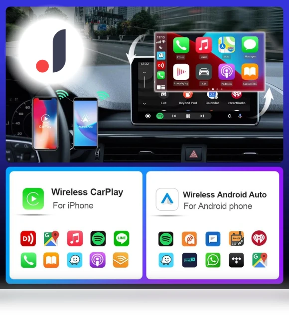 AI Box Carplay Wifi and Bluetooth 5.0 Android Auto Adapter — Phone Accessories, Super Star Mall