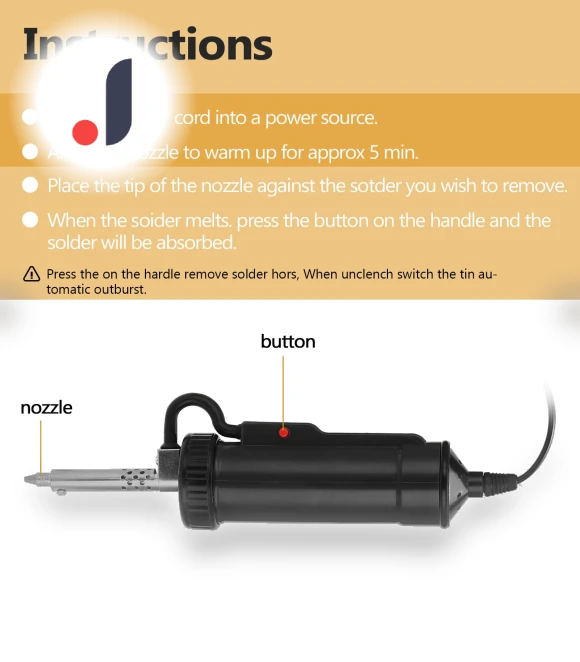 Automatic Portable Electric Solder Sucker — Stations, Stone Home