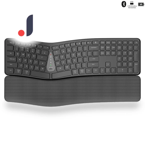 Ergonomic Bluetooth Keyboard — Keyboards, GYROBALL