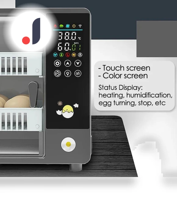 Fully Automatic Touch Control Temperature Egg Incubator — Egg Cookers, Happy Home Mall