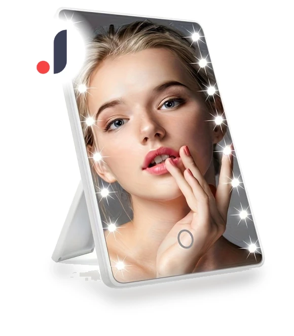 Makeup Mirror with 16 LEDs — Makeup, Vinde Home