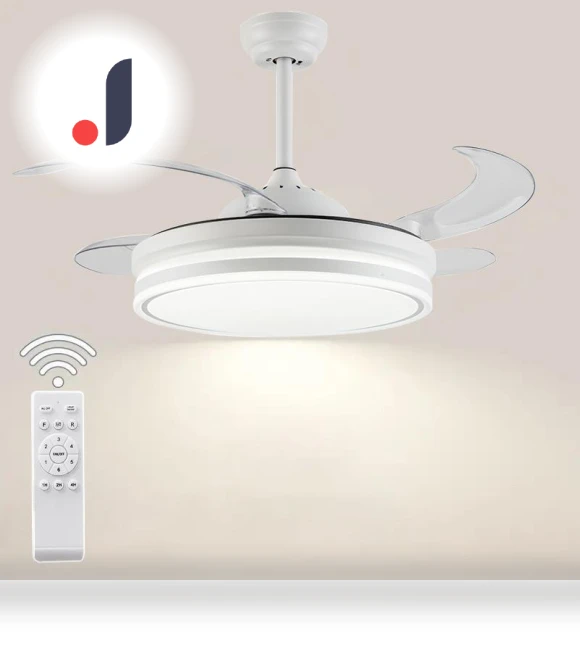 Modern Ceiling Fan with Light — Ceiling Fan Lighting Solutions, Seahorse Home