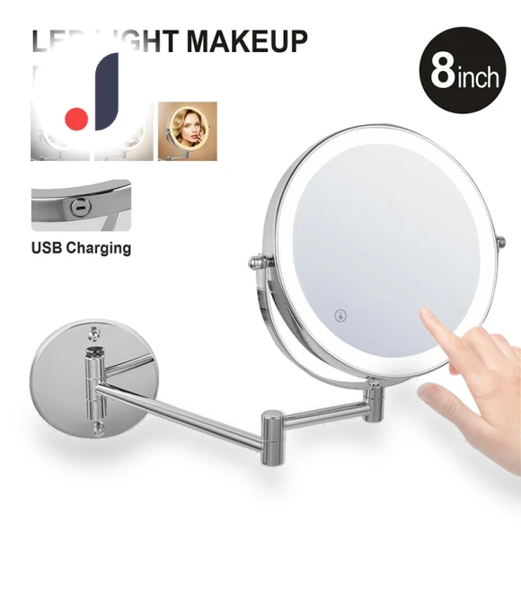 Rechargeable Smart LED Makeup Mirror — Handheld, Vinde Home