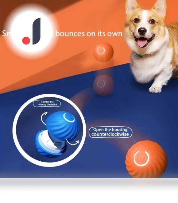 Smart Interactive Pet Toy Ball — Interactive Animal Companions, AE Selection