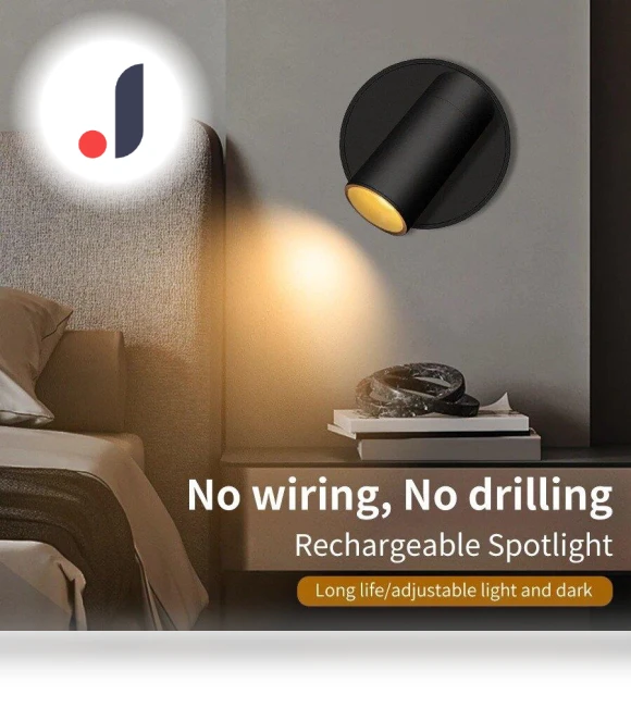 Touch-Controlled LED Wall Light — Wall Lighting, Seahorse Home