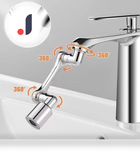 Universal Rotating Faucet Robot Arm — Aerators, Hair tools