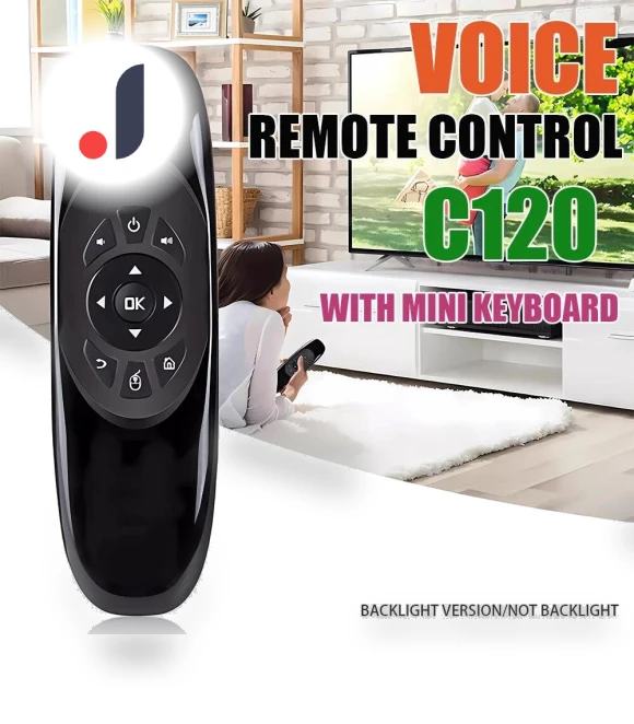 Voice Air Mouse C120 — Remote Controls, Vinde Home