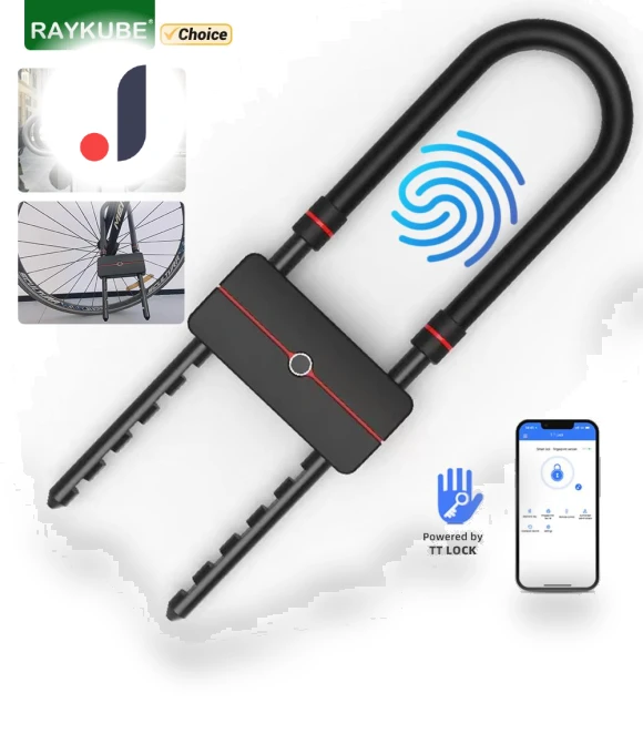 Waterproof Bluetooth APP Control U-Shaped Electronic Bike Lock — U-Lock, Super Dream Home
