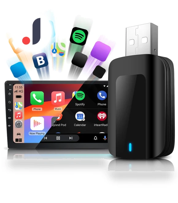 Wireless CarPlay Android Auto Adapter — Phone Accessories, Chic Home