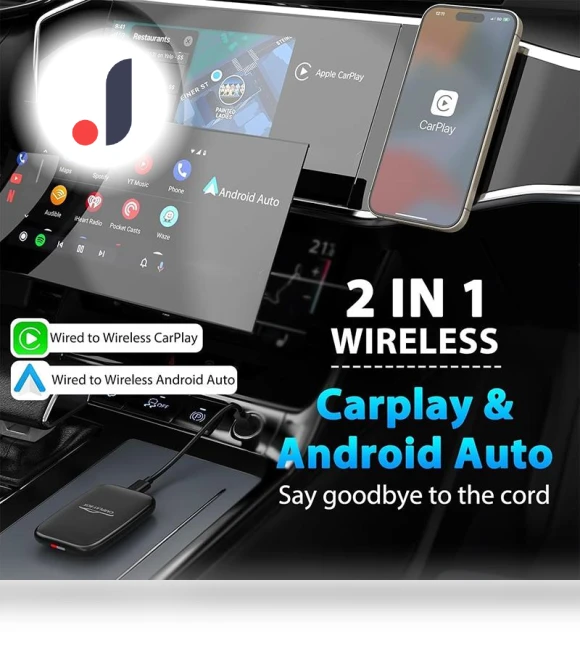 4-in-1 Wireless Carplay Android Auto Smart TV Box — Stereo Receivers, Home Of Auto Parts