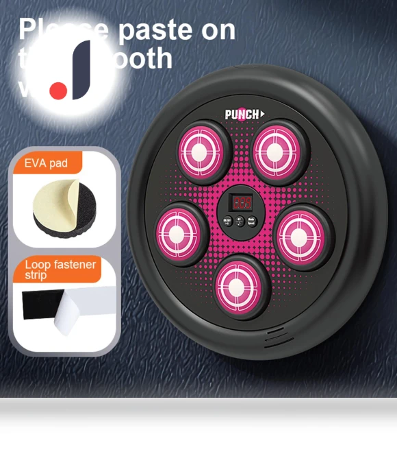 Electronic Wall-Mounted Punching Target — Boxing Training Gear, Topmartbuy