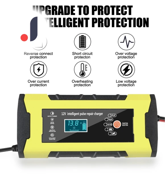 Intelligent Fast Power Charging Car Motorcycle Battery Charger — Chargers, Home Of Auto Parts