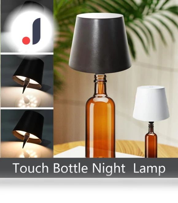 LED Wireless Bottle Lamp — Desk & Table Lighting, JOHO - CarGear