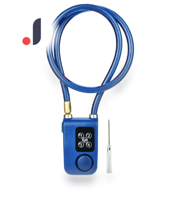 Smart Lock-Alarm Anti-Theft Chain Lock for Bike Gate — Luggage Locks, Lixada