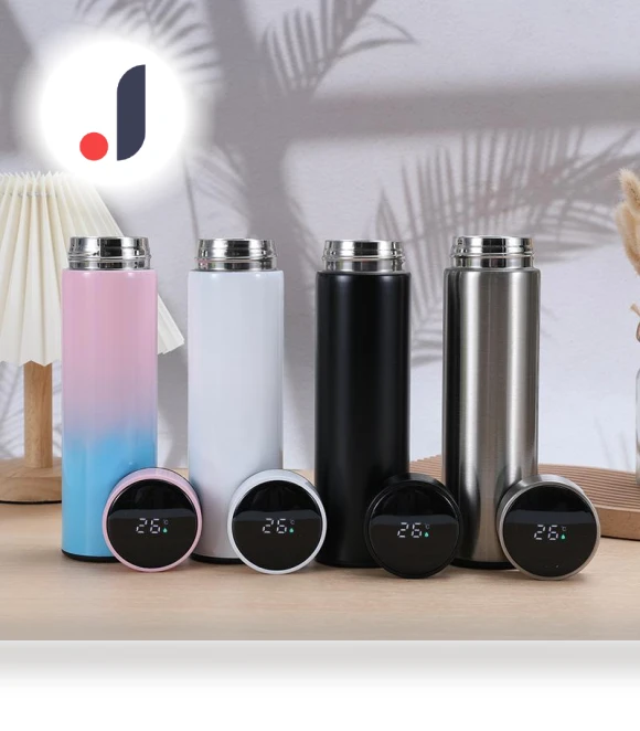 Stainless Steel LED Vacuum Thermos Cup — Travel Drinkware, Indoor Furniture