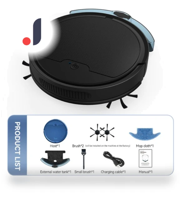 Super Quiet 3-in-1 App Remote Control Smart Sweeping Robot — Smart Cleaning Robots, JOHO - CarGear