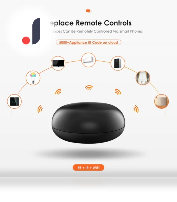 Universal WiFi IR RF Bluetooth Smart Remote Control — Remote Controls, HIMOJO