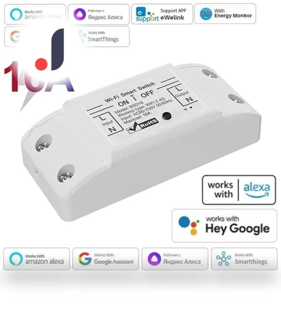 WiFi Smart Switch — Outlet Switches, Homeware Essentials